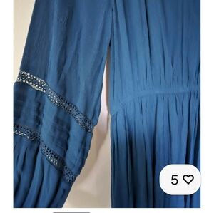 Knox Rose Deep Blue Long Sleeve Dress Size M